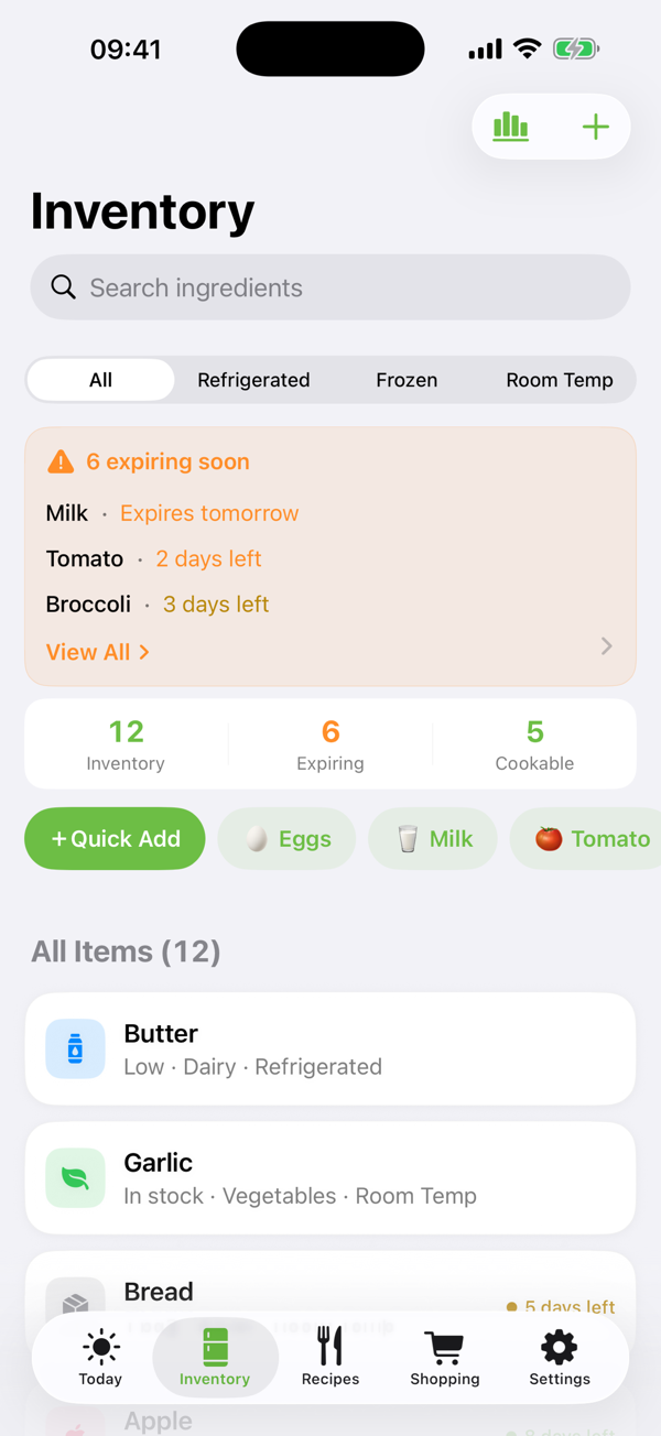 Pantry — Inventory